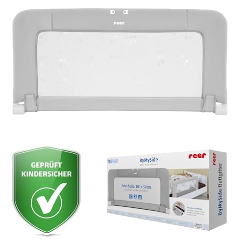 Reer ByMySide, Rausfallschutz fürs Babybett, 100x50 cm Länge, für Betten...