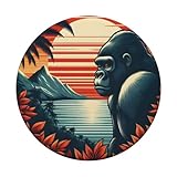 Zoom IMG-2 vintage gorilla tramonto africa graphic Zoom IMG-2 vintage gorilla tramonto africa graphic