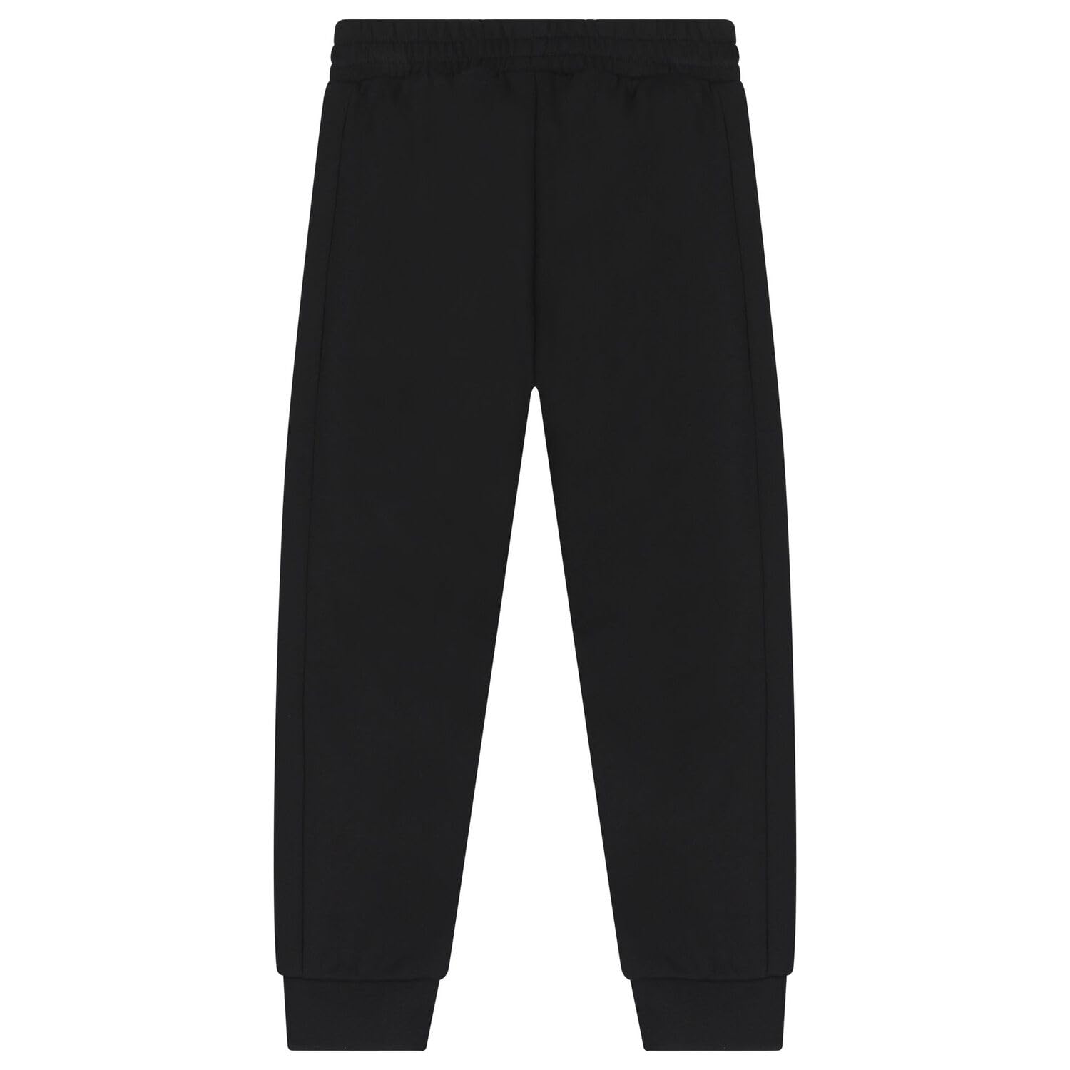 Emporio Armani EA7 dziecięce i chłopięce spodnie z mankietami z logo serii Boy, bawełna pluszowa, 7B000194