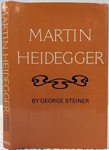 Martin Heidegger 0670459097 Book Cover