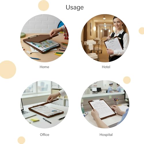 Image of oddpod Praise A4 Clip Pad /Clipboard with Storage Case for Paper and Document Storage 83002 (Brown)