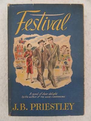 J. B. Priestley FESTIVAL Harper & Brothers 1st ... B089KP5HJC Book Cover