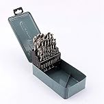 25Pcs Drill Bit Sets Hss Drill Bits For Metal 118 Degree Split Point 1?13Mm Metal Drill Set For Cast Iron And Alloyed Material, Drill Bit Sets, Hss Drill Storage For Metal 118 Degree Split Point