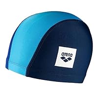 Arena Unix II Junior Bonnet de Natation Unisexe, Bonnet de Natation pour Garçons et Filles, Bonnet de Natation en Tissu Elastique à Séchage Rapide, Bonnet de Natation Souple et Résistant