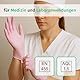 SF Nitrilhandschuhe XS Rosa – 100 Stück Einweghandschuhe, Einmalhandschuhe, Medizinische Handschuhe, Puderfrei, Latexfrei, Handschuhe Einweg zum Kochen, Putzen, für Medizin, Küche, Kosmetik, Haushalt