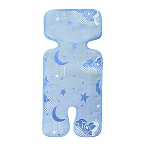 Kinderwagen Koelmat, Baby Baby Zomer Linnen IJs Zijde Slaapmat voor Kinderwagens en Dragers, Autostoel Mat, Geen Koeling…