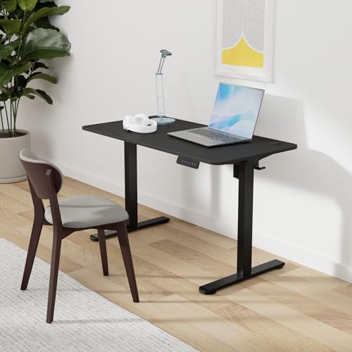 Image of STARY Electric Standing Desk Adjustable Height Sit Stand Home Office Desk with Splice Board