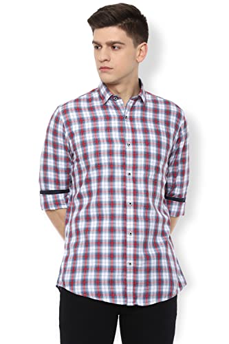 Image of Van Heusen Men's Checkered Regular Fit Shirt