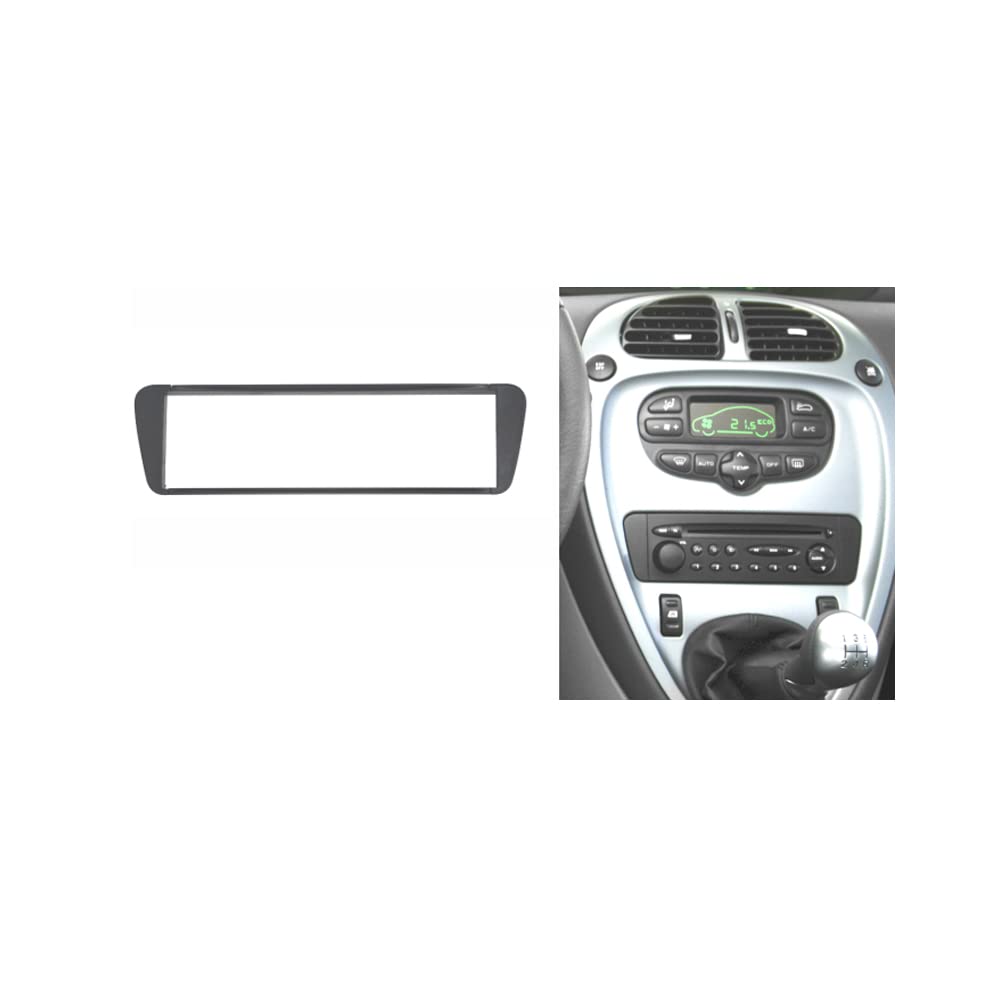 Kit Montage Autoradio 1 DIN Pour Citroën Xsara Picasso 1999-2010 – Façade Noire Parfaite