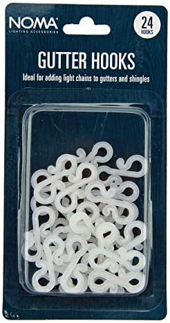 WOWOOO Gutter Hooks for hanging Christmas Lights - made by Noma
