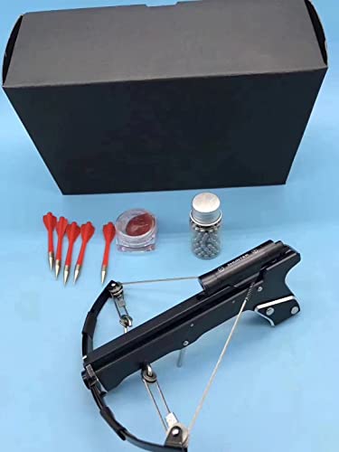 Mini Powerful Crossbow With Scope - Shoots Steel Balls And Arrows - Portable Hunting Crossbow Pistol， Full Metal Cross Bow For Archery Enthusiasts #TOP4