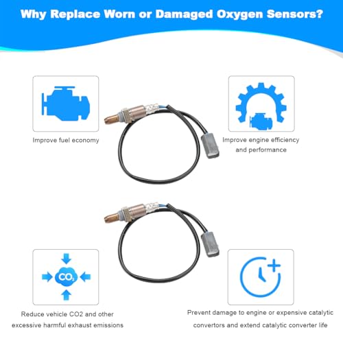 Sensor de Oxígeno O2 JDMON 2PCS Compatible Nissan Infiniti miniatura 4