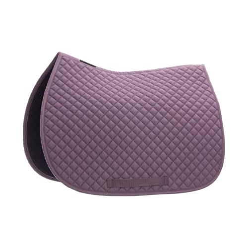 Equinavia Harstad All Purpose Saddle Pad | Classic & Durable | Moisture-Wicking Tricot Backing - Orchid Haze - Pony