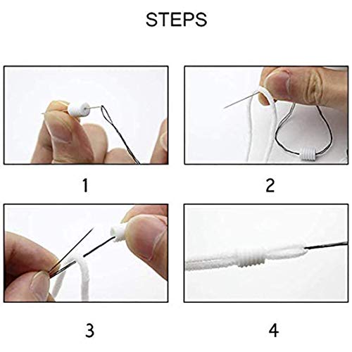 image for Coolfor Cord Locks Silicone Toggles for Drawstrings Elastic Cord Rope 