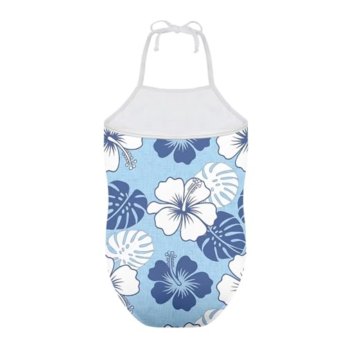 Image of ELEQIN Cartoon Animal Cute Girls One Piece Swimsuit Adjustable Swimwear for 3Y-10Y
