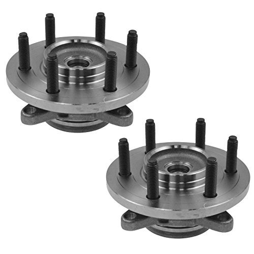 Image of TRQ 2 Piece Wheel Bearing & Hub Assembly Set Compatible with 2007-2010 Ford Expedition Lincoln Navigator