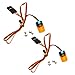 RC Car Police Flash Light,WONFAST 360° Rotation 5 Modes Ultra Bright LED Strobe Lights Compatible with 1/8 1/10 RC Mode Truck Car Accessory(2Pack Yellow)