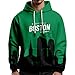 UUART Boston Custom Basketball Sweatshirt Hoodie Personalized Name Number Gifts for Fans Green Black Small-5X-Large