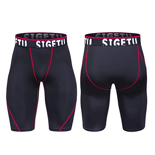 Fauhsto Running Shorts Men Quick Dry Training Crossfit Fitness Compression Gym Shorts Tennis Mens Sport Short