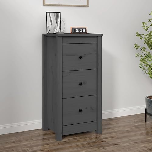 Credenza gris de pino solución para pasillos estrechos 3