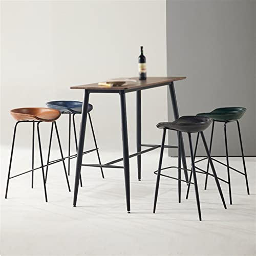 Tabouret de bar simple maison empilable et compact pour petit espace - 8