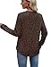 WIHOLL Sweatshirt for Women Trendy Long Sleeve Shirts Fall Fashion 2025 Clothing Blouses Dressy Casual Leopard Print Brown M