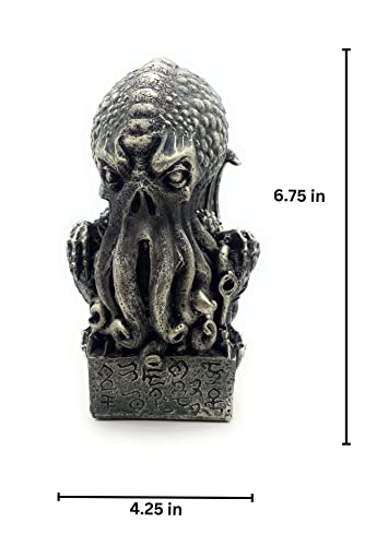 Estatua Cthulhu de resina con acabado bronce 6.75 in miniatura 2