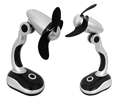 2 X Mini Ventilatore da tavolo | Ventilatore a mano | Ventilatore | Ufficio ventilatore