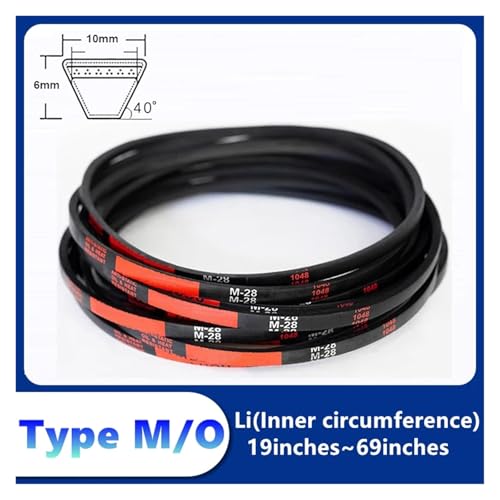 Courroie en caoutchouc de puissance type M 68 sangle trapézoïdale robuste
