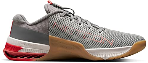 Nike Men's Metcon 8 Training Shoes, Flat Pewter Phantom Gum Med Brown, 10 US