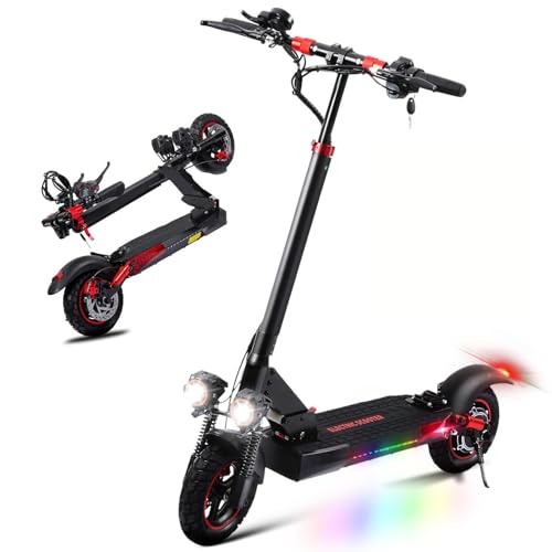 Trottinette Électrique Adulte 800W, Autonomie 40-45KM Batterie 48V 15Ah Trotinette Electrique Pliante Portable, Roues 10