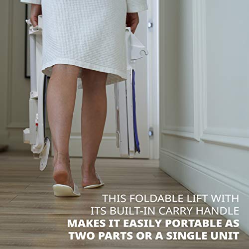 Livefine Ultra Quiet Bath Lift, Steel Pole For Extra Safety, Automatic Bath Tub Transfer Seat & 50° Reclining Support, Cushion Headrest, Nonslip Suction Pads, Waterproof Remote, Foldable Design #TOP7