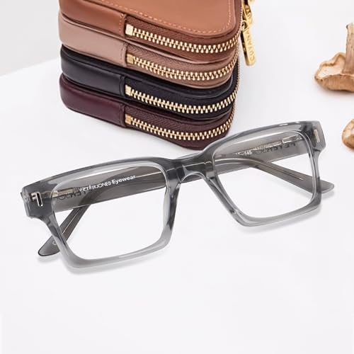 Image of Peter Jones Acetate Unisex Large Broad Style Premium Spectacle Frame with Spring Hinges (U001)