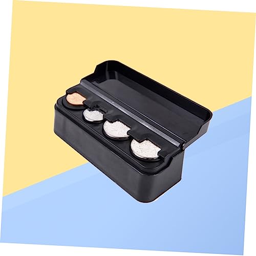 Caja organizadora de monedas Veemoon color negro miniatura 2