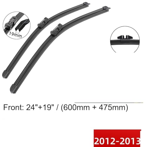 Balais d'essuie-glace sans traces pour pare-brise BMW X5 E70 auto