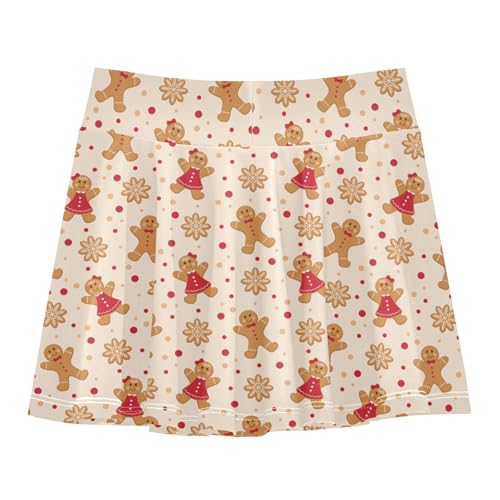 Girls Athletic Skirt 3-12 Years High Waist Tennis Skirts for Kids Golf Running Dance Skort2