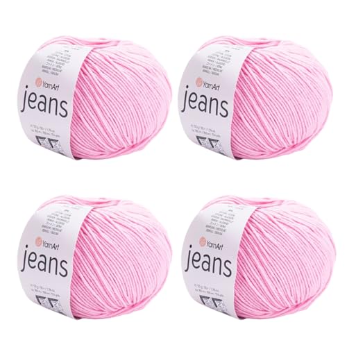 Image of YarnArt Cotton Blend Amigurumi Yarn - Cotton Acrylic Blend Yarn for Knitting & Crochet, Soft & Durable Yarn for Amigurumi, Baby Items and Garments