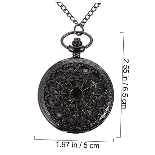 Adorainbow Relógio De Bolso Presente Mecânico De Halloween Tuba Presentes Colar Mecânico Relógio Pre