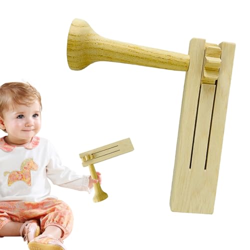 Cuela De Madera Juguete Educativo | Accesorio de Sonido para Eventos Festivos - Para Partidos de Fútbol Ceremonias y Amantes de la Música