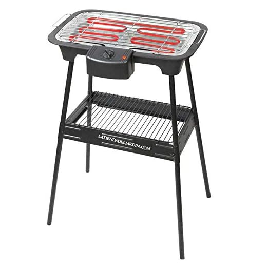 Barbacoa Eléctrica Parrilla 37X21X71 Cm 2000W Con Soporte En Oferta Suinga Barbacoa Eléctrica Parrilla De 2000 W Con Soporte. Medidas 37 X 21 X 71 Cm