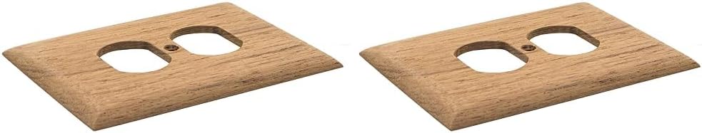 Whitecap 60170 Teak Dual Outlet Cover