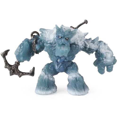 NIEEKRUN EisMonster Juguetes Realistas Animales Figuras Miniatura Mítico Monstruo de Hielo Adornos de Plástico Piezas Móviles y Giratorias Juguetes para Niños a partir de 7 años