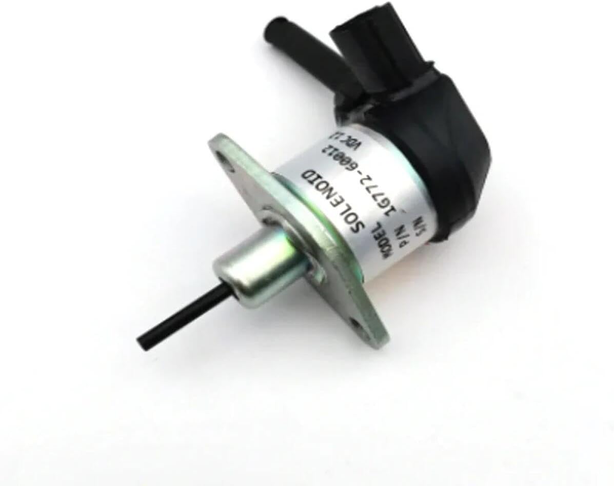 Stop Solenoid 12V 1C010-60015 1C010-60014 1C010-60013 1C010-60010 6680749 1G772-60010 for Kubota M105S M105X M6800 M8200 M8540 M9000 M9540 M95S M95X Fuel Shut Off Solenoid Valve