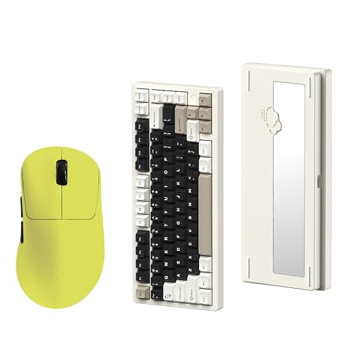 WOBKEY Rainy 75 ���J�j�J���L�[�{�[�h�iColor (�z���C�g �p���z��)�{RAPOO �Q�[�~���O�}�E�X(VT3s MAX Yellow)