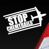 Vielseitig einsetzbar: Dieser Stop Chemtrails Deko-Fensteraufkleber haftet auf allen glatten Oberflächen. Der Sticker eingnet sich für alle Fahrzeuge und bietet eine hochwertige Optik.