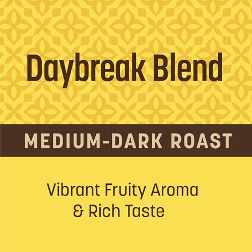 Image of Don Francisco's Daybreak Blend Whole Bean Coffee, Medium Roast, 18 OZ Bag | Ideal for French Press, Pour Over & Drip Coffee Maker, Whole Bean for Fresh Grinding, Grind to Your Preferred Brew