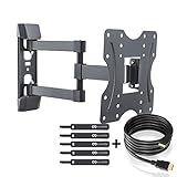 ✅ Flach und platzsparend - Unser flacher Fernseher Wandhalter lässt sich schnell und einfach auf bis zu 5,6cm zur Wand zurückschieben und genauso einfach auf maximal 41,5cm von der Wand ausfahren.