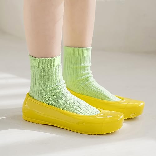 Child Cotton Socks 6 Pack - Toddler Girls & Boys Solid Color Socks4