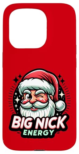 Big Nick Energy Santa Funny Christmas ���[���A �X�}�z�P�[�X iPhone 15 Pro �p