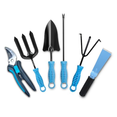 Image of IFFCO Urban Gardens - Rust-Free, Heavy-Duty Gardening Tool for Terrace & Home Gardening (6 PC Tool Set)